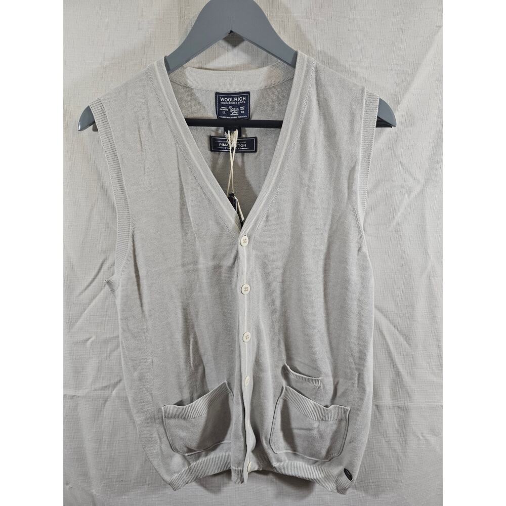 woolrich womens puma old varsity vest Beige Size XL